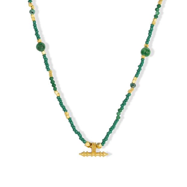 Ashiana Sadie Necklace - Dark Green