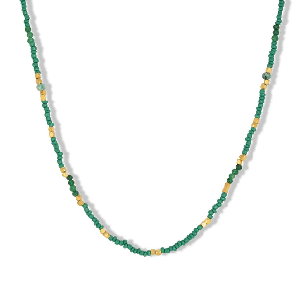 Ashiana Riley Necklace - Dark Green