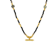 Ashiana Sadie Necklace - Black & Grey