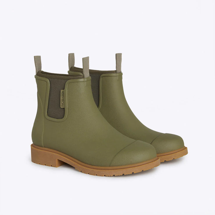 Merry People Bobbi Wellington Boot - Khaki Green