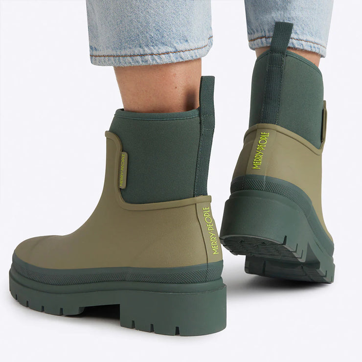 Merry People Tully Wellington Boot - Khaki Green