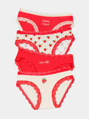 Stripe & Stare Original Knickers Box of 4 - Love All