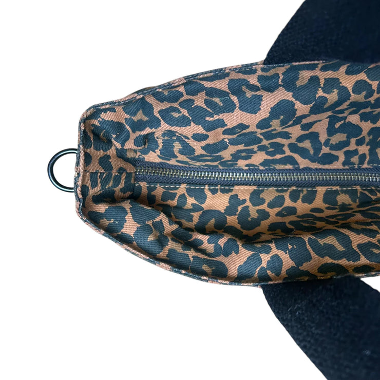 Sixton Large Leopard Print Tote Bag