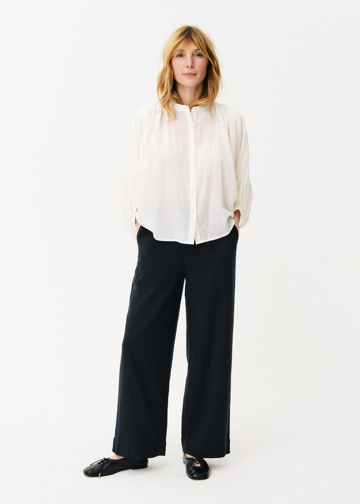 Maison Anana Aurette Bat Wing Cotton Shirt