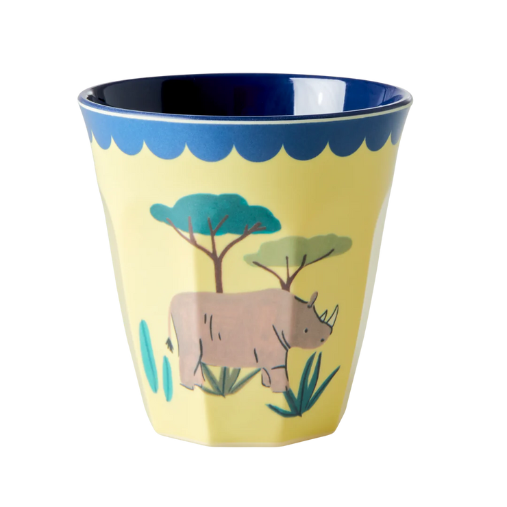 Rice Melamine Cups - Fun Times Blues