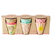 Rice Melamine Cups - Fun Times Pinks