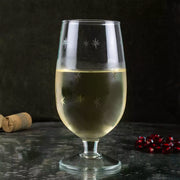 Etched Wine Glasses - Stars