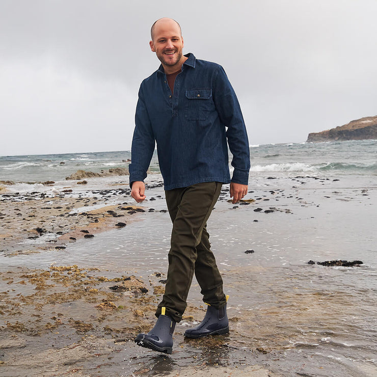 Merry People Bobbi Wellington Boot - Midnight Blue