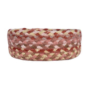 The Braided Rug Company Jute Basket -  Mini Coral