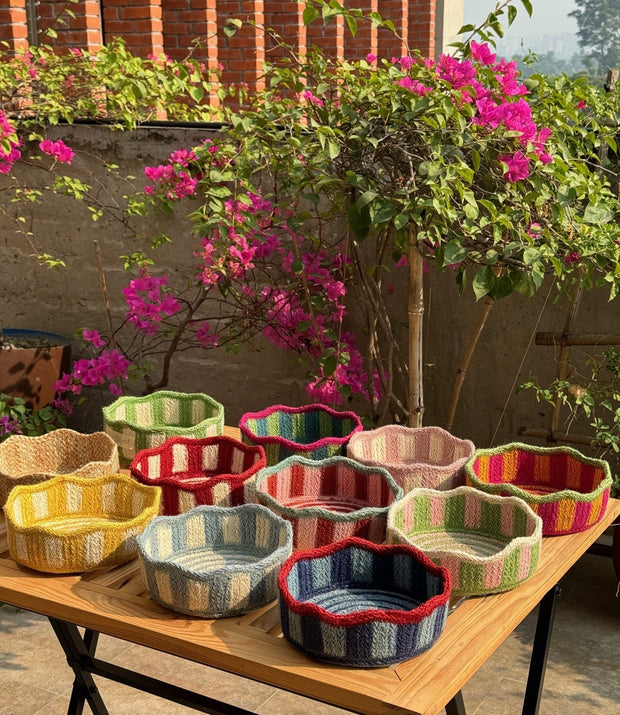 The Braided Rug Company Tulip Baskets - Mini