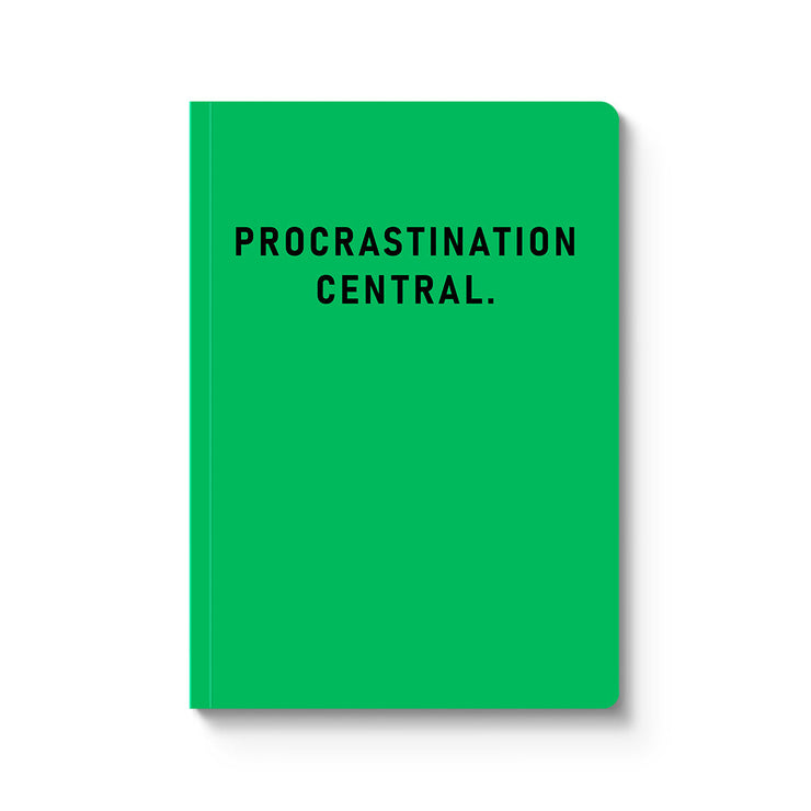 Paperback Notebook A5 - Procrastination Central