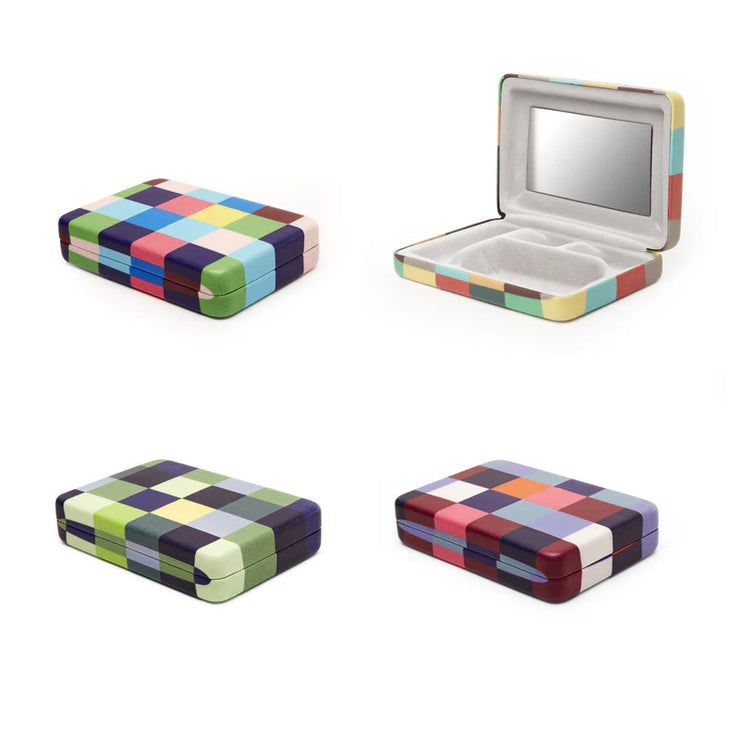 Portable Jewellery Cases - Plaid