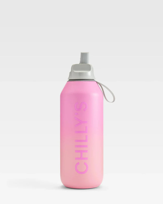 Chilly Bottles Series 2 Flip 500ml - Pink Sundown