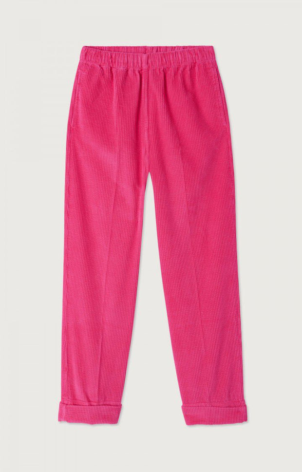 American Vintage Padow Cord Trousers - Vintage Fuchsia