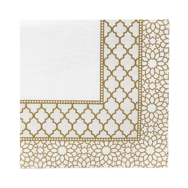 Talking Tables Gold Tile Paper Napkins