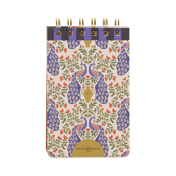 A Dopo Twin Wired Notepad - Peacock