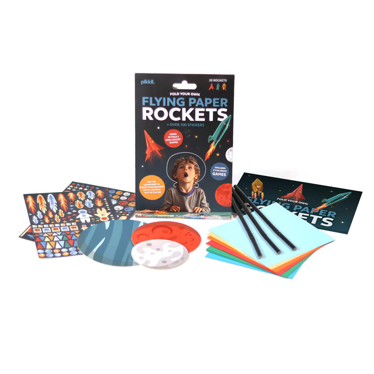 Pikkii Flying Paper Rockets