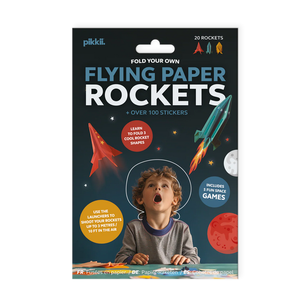 Pikkii Flying Paper Rockets