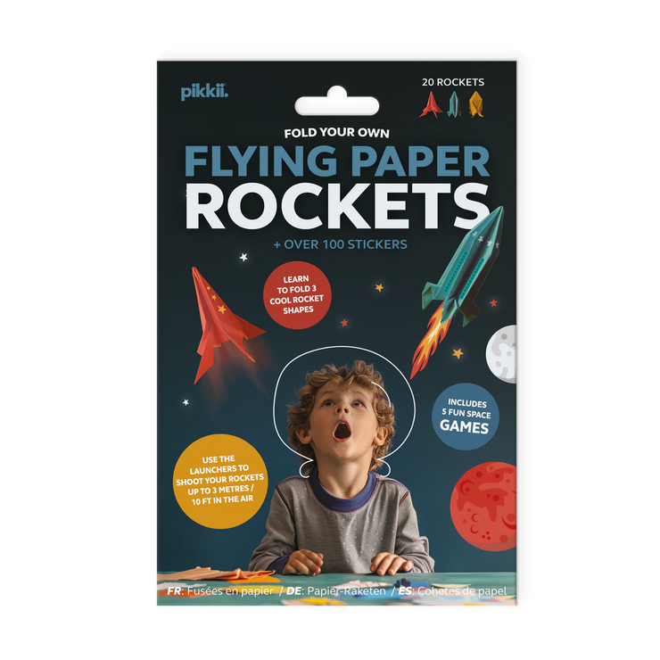 Pikkii Flying Paper Rockets