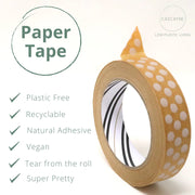 Paper Tape - Polka Dot Print 24mm