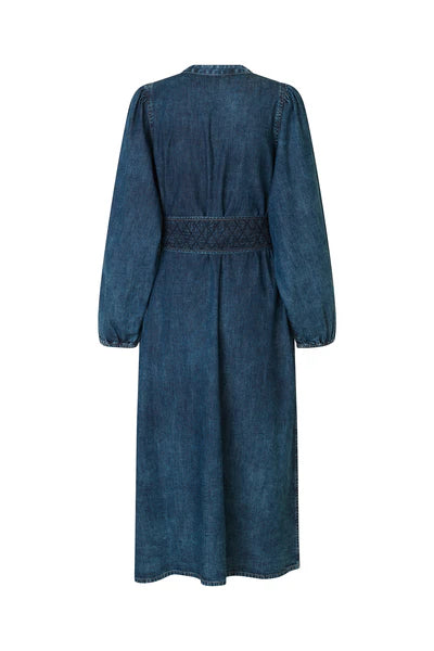 Lollys Laundry Denim Paris Midi Dress