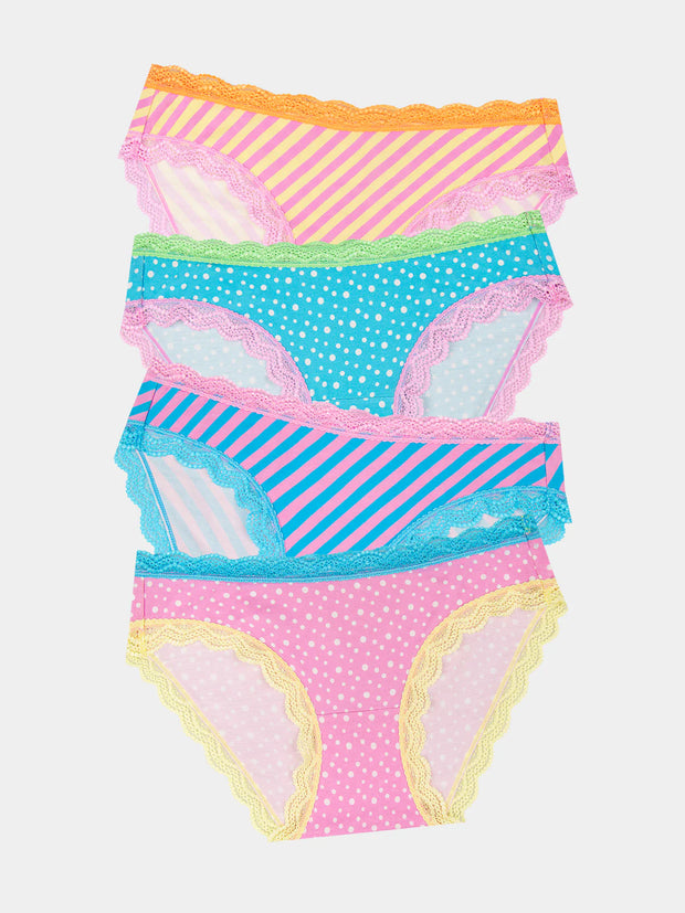 Stripe & Stare Original Knickers Box of 4 - Pick N Mix