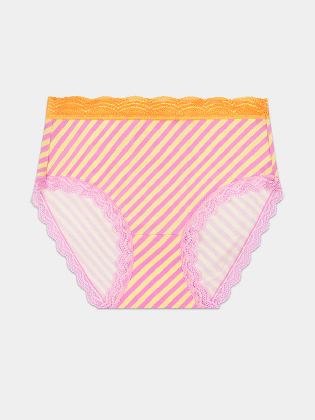 Stripe & Stare High Rise Knicker - Pick N Mix Stripe
