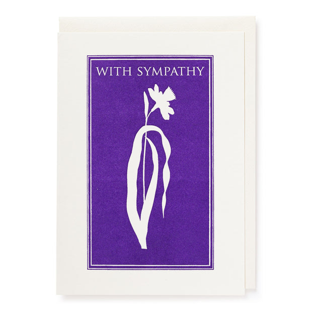 Archivist With Sympathy Card