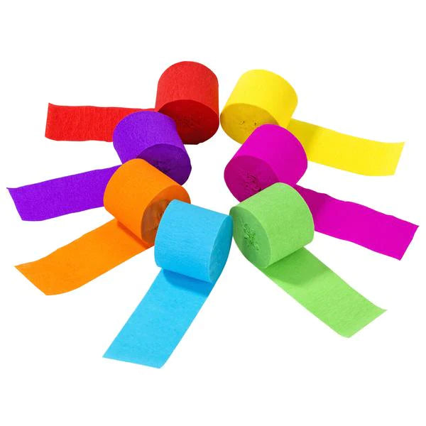 Rainbow Bright Paper Streamers