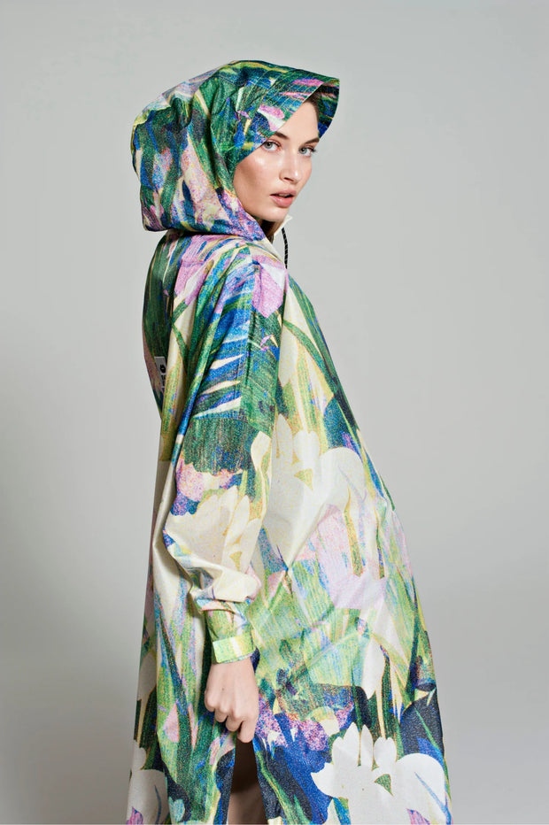 Rainkiss Unisex Recycled Rain Poncho - Lily