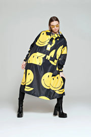 Rainkiss Unisex Recycled Rain Poncho - All Smiles x Smiley