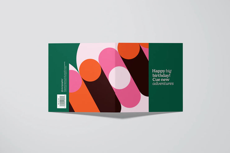 Storigraphic Happy Big Birthday Card