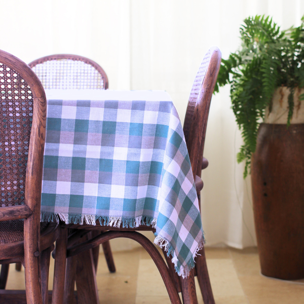 Raine & Humble Double Check Tablecloth