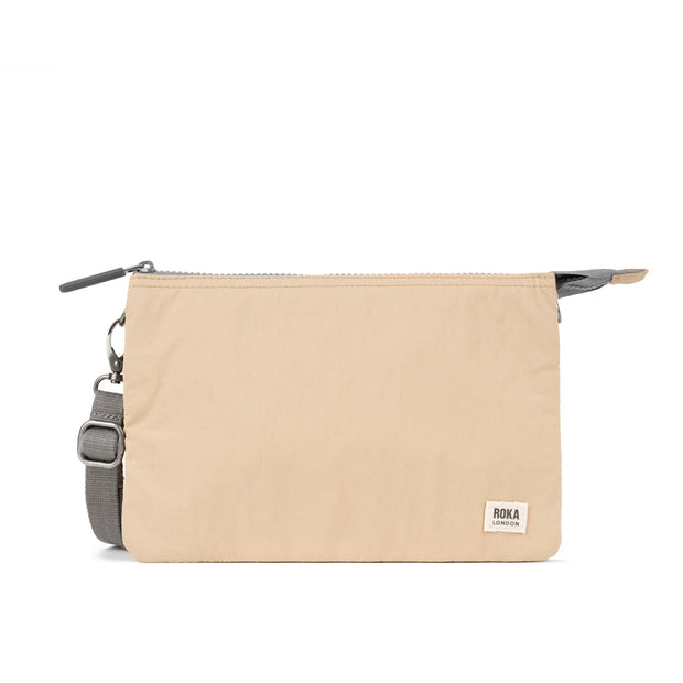 Roka Carnaby XL Crossbody Bag - Biscotti Taslon