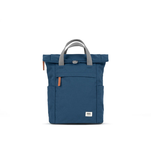 Roka Finchley Canvas Small Backpack - Deep Blue