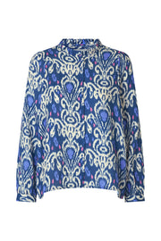 Lollys Laundry River Shirt - Graphic Blue