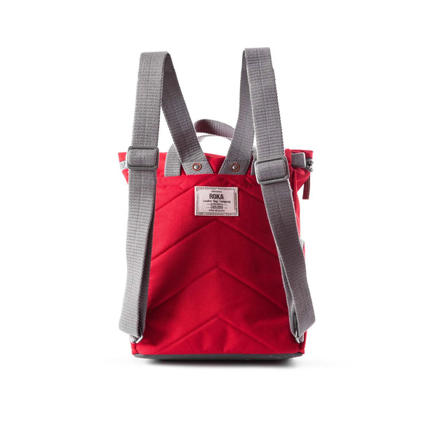 Roka Finchley Canvas Small Backpack - Mars Red