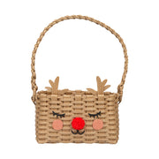 Recycled Reindeer Basket