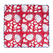 Scalloped Edge Napkins Set of 4 - Redcurrant