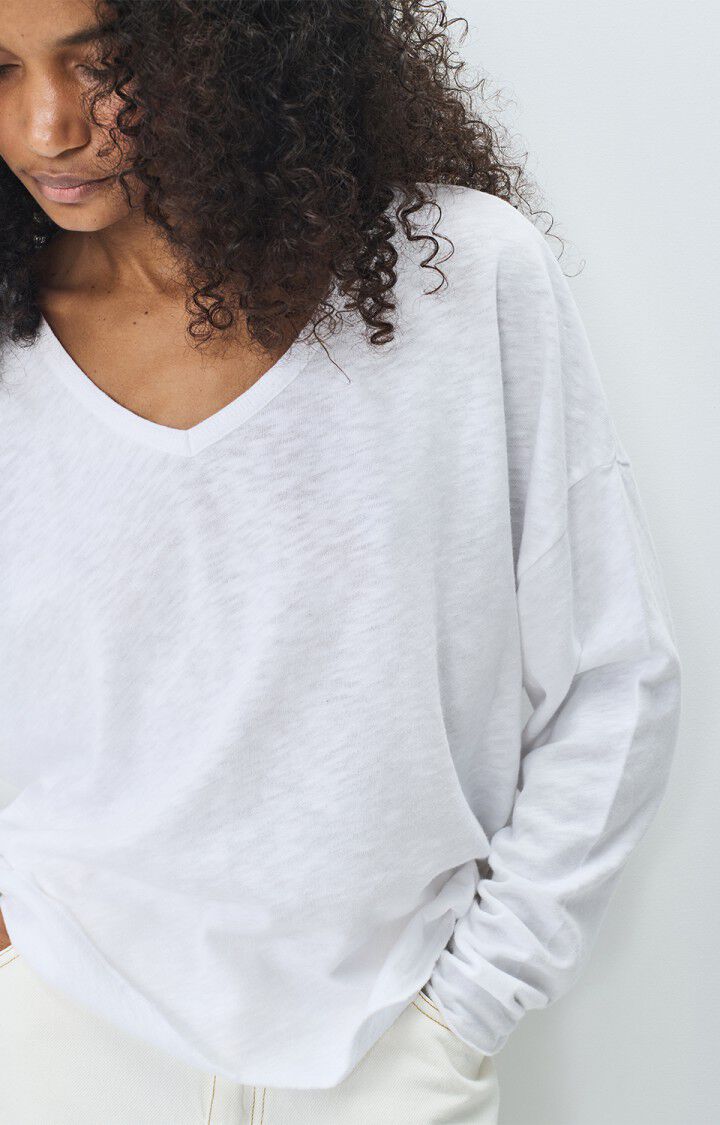 American Vintage Sonoma 02 Long Sleeve Tee - White