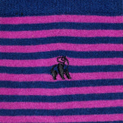 Swole Panda Men's Narrow Striped Bamboo Socks - Size 7-11