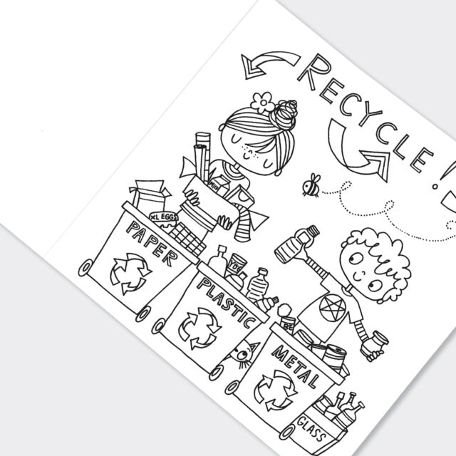 Save The Earth Colouring Book