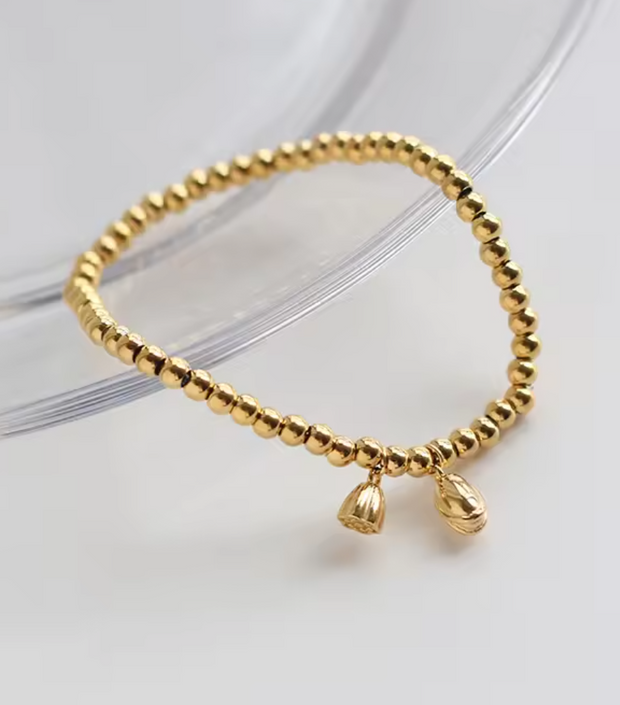 Atelier 18 Golden Bead Bracelets