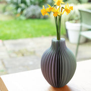 Honeycomb Paper Bud Vase - Lilac & Green