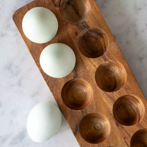 Acacia Egg Tray