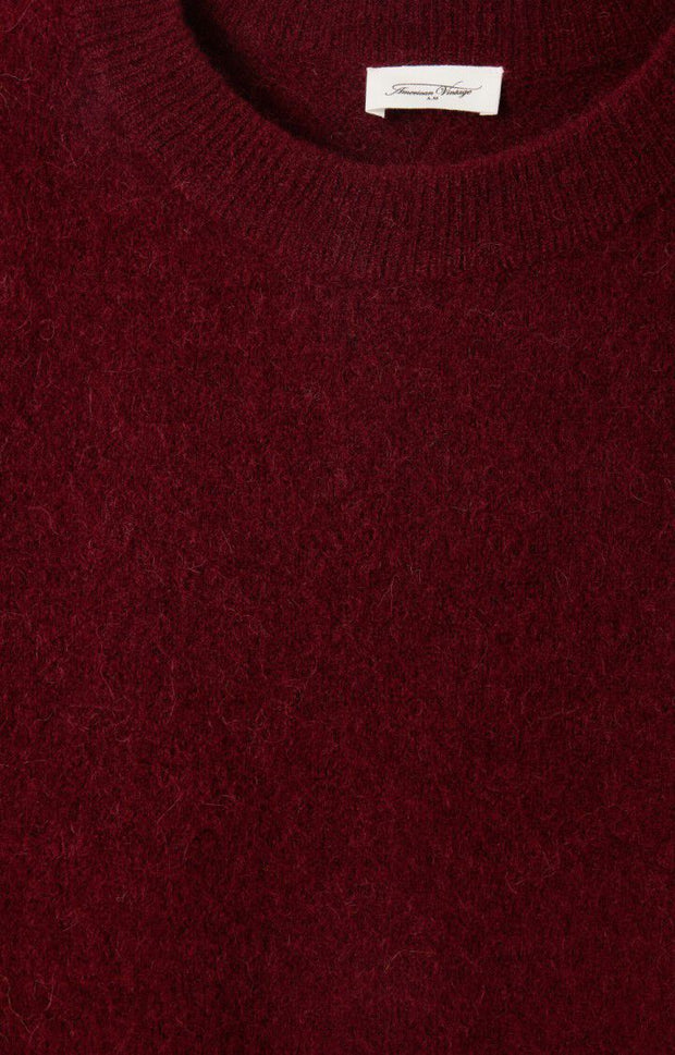 American Vintage Vitow Jumper - Dark Deep Red