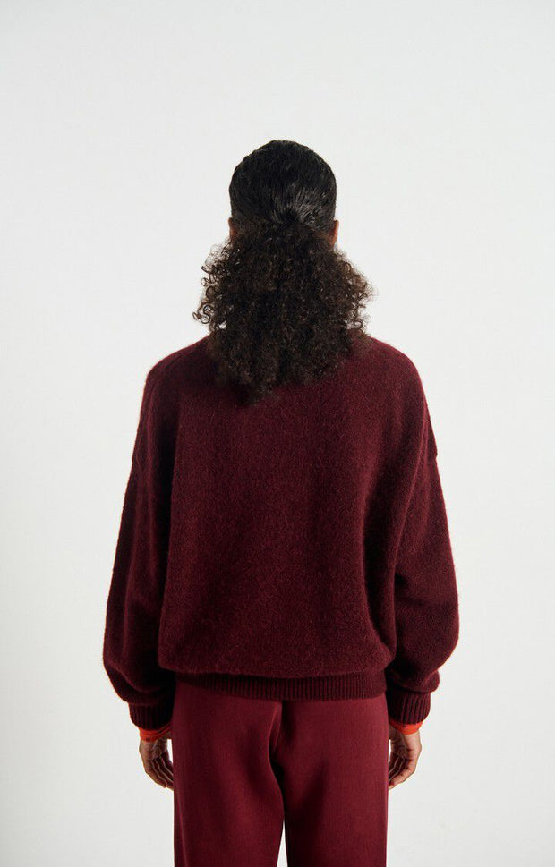 American Vintage Vitow Jumper - Dark Deep Red