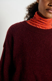 American Vintage Vitow Jumper - Dark Deep Red