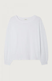 American Vintage Vupaville 02 Long Sleeve T Shirt - White