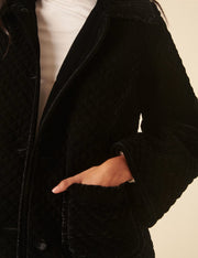 Nobody's Child Winny Velvet Quilted Jacket